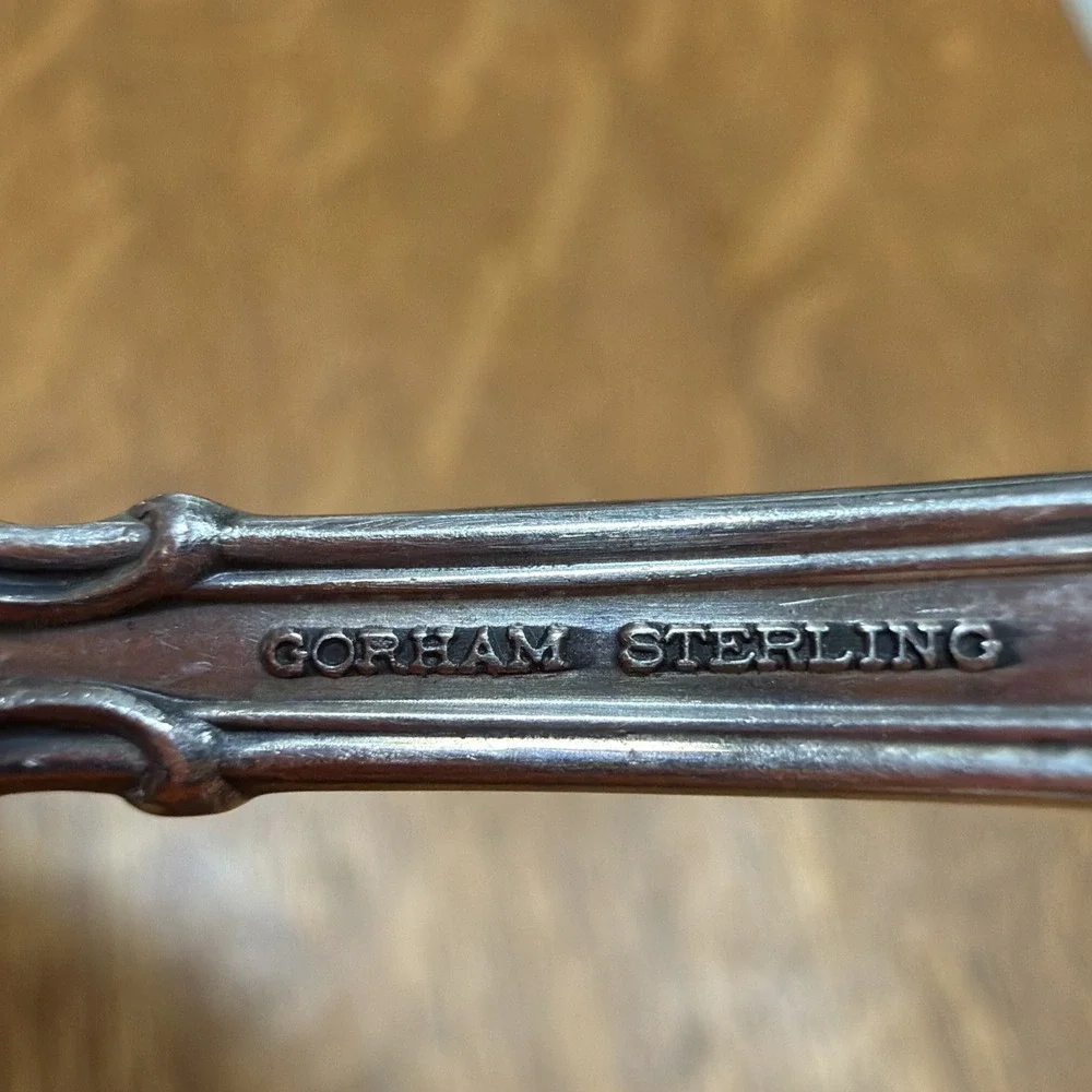 Gorham Chantilly Sterling Silver Round Bowl Soup Spoon 6 3/8